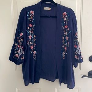 Ruff Hewn Navy blue Kimono Size S